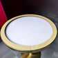 Metal Traditional Luxury Table Pedestal Base Table for Kitchen and Dining Room Clearhalo ' dining_table' 'Dining Tables & Seating' 'Dining Tables' 'furn' 'furn_dining_table' 'Furniture' 'furniture_dining_table' 'Kitchen & Dining Furniture' 'kitchen&dining_furn' 'kitchen' 'kitchen_dining_table' 4111971