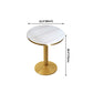 Metal Traditional Luxury Table Pedestal Base Table for Kitchen and Dining Room Clearhalo ' dining_table' 'Dining Tables & Seating' 'Dining Tables' 'furn' 'furn_dining_table' 'Furniture' 'furniture_dining_table' 'Kitchen & Dining Furniture' 'kitchen&dining_furn' 'kitchen' 'kitchen_dining_table' 4111973