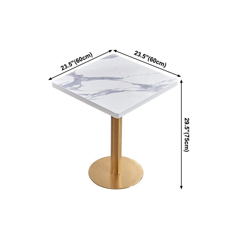 Metal Traditional Luxury Table Pedestal Base Table for Kitchen and Dining Room Clearhalo ' dining_table' 'Dining Tables & Seating' 'Dining Tables' 'furn' 'furn_dining_table' 'Furniture' 'furniture_dining_table' 'Kitchen & Dining Furniture' 'kitchen&dining_furn' 'kitchen' 'kitchen_dining_table' 4111976