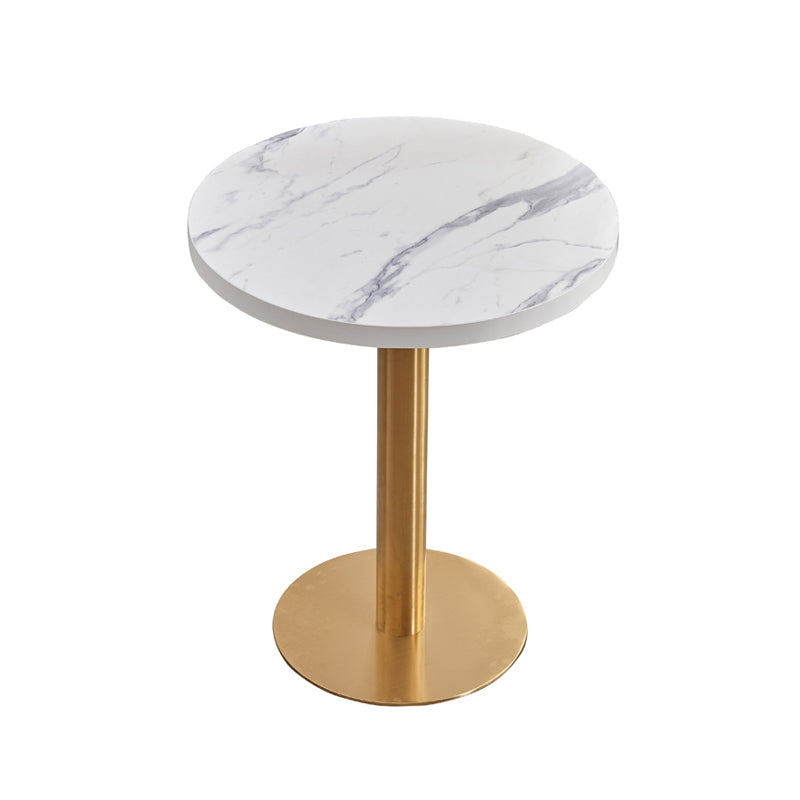 23.6-inch Traditional Luxury Table Dining Metal Pedestal Table Round Ivory Without Chairs Clearhalo ' dining_table' 'Dining Tables & Seating' 'Dining Tables' 'furn' 'furn_dining_table' 'Furniture' 'furniture_dining_table' 'Kitchen & Dining Furniture' 'kitchen&dining_furn' 'kitchen' 'kitchen_dining_table' 4111994