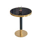 23.6-inch Traditional Luxury Table Dining Metal Pedestal Table Round Black Without Chairs Clearhalo ' dining_table' 'Dining Tables & Seating' 'Dining Tables' 'furn' 'furn_dining_table' 'Furniture' 'furniture_dining_table' 'Kitchen & Dining Furniture' 'kitchen&dining_furn' 'kitchen' 'kitchen_dining_table' 4111996