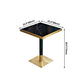 23.6-inch Traditional Luxury Table Dining Metal Pedestal Table Clearhalo ' dining_table' 'Dining Tables & Seating' 'Dining Tables' 'furn' 'furn_dining_table' 'Furniture' 'furniture_dining_table' 'Kitchen & Dining Furniture' 'kitchen&dining_furn' 'kitchen' 'kitchen_dining_table' 4112000