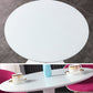 Simple MDF Round Shape Dining Tale Standard Kitchen Dining Table with Tulip Base Clearhalo ' dining_table' 'Dining Tables & Seating' 'Dining Tables' 'furn' 'furn_dining_table' 'Furniture' 'furniture_dining_table' 'Kitchen & Dining Furniture' 'kitchen&dining_furn' 'kitchen' 'kitchen_dining_table' 4112016