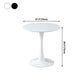 Simple MDF Round Shape Dining Tale Standard Kitchen Dining Table with Tulip Base Clearhalo ' dining_table' 'Dining Tables & Seating' 'Dining Tables' 'furn' 'furn_dining_table' 'Furniture' 'furniture_dining_table' 'Kitchen & Dining Furniture' 'kitchen&dining_furn' 'kitchen' 'kitchen_dining_table' 4112026