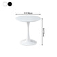 Simple MDF Round Shape Dining Tale Standard Kitchen Dining Table with Tulip Base Clearhalo ' dining_table' 'Dining Tables & Seating' 'Dining Tables' 'furn' 'furn_dining_table' 'Furniture' 'furniture_dining_table' 'Kitchen & Dining Furniture' 'kitchen&dining_furn' 'kitchen' 'kitchen_dining_table' 4112027