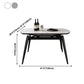 Contemporary Round Dining Table Sintered Stone Table with 4 Ash Solid Wood Legs Clearhalo ' dining_table' 'Dining Tables & Seating' 'Dining Tables' 'furn' 'furn_dining_table' 'Furniture' 'furniture_dining_table' 'Kitchen & Dining Furniture' 'kitchen&dining_furn' 'kitchen' 'kitchen_dining_table' 4112076