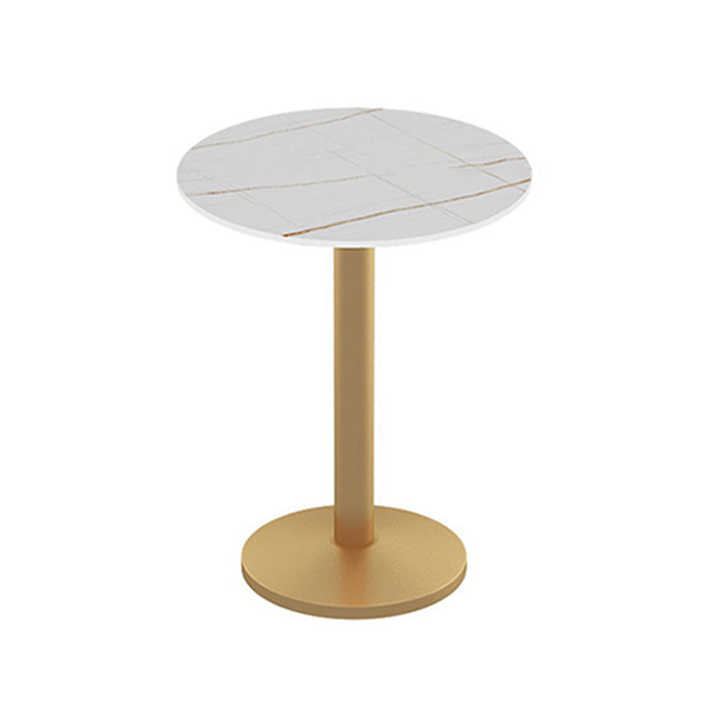 Traditional Luxury Dining Table White Sintered Stone Table with Metal Base Round Without Chairs Clearhalo ' dining_table' 'Dining Tables & Seating' 'Dining Tables' 'furn' 'furn_dining_table' 'Furniture' 'furniture_dining_table' 'Kitchen & Dining Furniture' 'kitchen&dining_furn' 'kitchen' 'kitchen_dining_table' 4112126