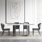 Sintered Stone Modern Rectangle Table Modern Kitchen Table with Double Pedestal in Grey Clearhalo ' dining_table' 'Dining Tables & Seating' 'Dining Tables' 'furn' 'furn_dining_table' 'Furniture' 'furniture_dining_table' 'Kitchen & Dining Furniture' 'kitchen&dining_furn' 'kitchen' 'kitchen_dining_table' 4112197