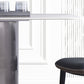 Sintered Stone Modern Rectangle Table Modern Kitchen Table with Double Pedestal in Grey Clearhalo ' dining_table' 'Dining Tables & Seating' 'Dining Tables' 'furn' 'furn_dining_table' 'Furniture' 'furniture_dining_table' 'Kitchen & Dining Furniture' 'kitchen&dining_furn' 'kitchen' 'kitchen_dining_table' 4112205