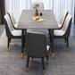 Contemporary Style Dining Site Table Stone Dining Table Rectangle for Dining Room Clearhalo ' dining_table' 'Dining Tables & Seating' 'Dining Tables' 'furn' 'furn_dining_table' 'Furniture' 'furniture_dining_table' 'Kitchen & Dining Furniture' 'kitchen&dining_furn' 'kitchen' 'kitchen_dining_table' 4112218