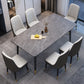 Contemporary Style Dining Site Table Stone Dining Table Rectangle for Dining Room Clearhalo ' dining_table' 'Dining Tables & Seating' 'Dining Tables' 'furn' 'furn_dining_table' 'Furniture' 'furniture_dining_table' 'Kitchen & Dining Furniture' 'kitchen&dining_furn' 'kitchen' 'kitchen_dining_table' 4112222