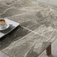 Rectangle 4 Legs Minimalist Table Three-Color Fixed Table of Sintered Stone Clearhalo ' dining_table' 'Dining Tables & Seating' 'Dining Tables' 'furn' 'furn_dining_table' 'Furniture' 'furniture_dining_table' 'Kitchen & Dining Furniture' 'kitchen&dining_furn' 'kitchen' 'kitchen_dining_table' 4112262