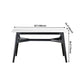 Sintered Stone White Dining Table Minimalist Trestle Base Table for Dining Room Clearhalo ' dining_table' 'Dining Tables & Seating' 'Dining Tables' 'furn' 'furn_dining_table' 'Furniture' 'furniture_dining_table' 'Kitchen & Dining Furniture' 'kitchen&dining_furn' 'kitchen' 'kitchen_dining_table' 4112283