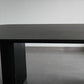 Solid Wood Black Tone Table Simplicity Double Pedestal Table for Dining Room Clearhalo ' dining_table' 'Dining Tables & Seating' 'Dining Tables' 'furn' 'furn_dining_table' 'Furniture' 'furniture_dining_table' 'Kitchen & Dining Furniture' 'kitchen&dining_furn' 'kitchen' 'kitchen_dining_table' 4112291