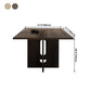 Rectangle Wood Color Dining Table Solid Wood Table Simplicity with Double Pedestal Clearhalo ' dining_table' 'Dining Tables & Seating' 'Dining Tables' 'furn' 'furn_dining_table' 'Furniture' 'furniture_dining_table' 'Kitchen & Dining Furniture' 'kitchen&dining_furn' 'kitchen' 'kitchen_dining_table' 4112354