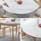 Modern White Round Shape Table Sintered Stone Top Standard Dining Table for Kitchen Clearhalo ' dining_table' 'Dining Tables & Seating' 'Dining Tables' 'furn' 'furn_dining_table' 'Furniture' 'furniture_dining_table' 'Kitchen & Dining Furniture' 'kitchen&dining_furn' 'kitchen' 'kitchen_dining_table' 4112375