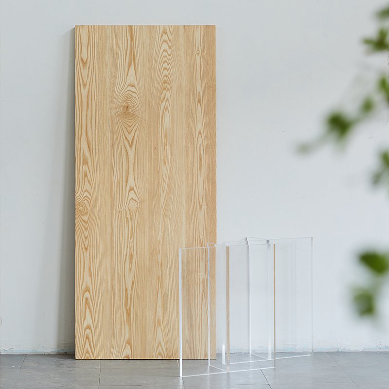 Acrylic Contemporary Rectangular Dining Table Wood Top Table for Dining Room Clearhalo ' dining_table' 'Dining Tables & Seating' 'Dining Tables' 'furn' 'furn_dining_table' 'Furniture' 'furniture_dining_table' 'Kitchen & Dining Furniture' 'kitchen&dining_furn' 'kitchen' 'kitchen_dining_table' 4112388