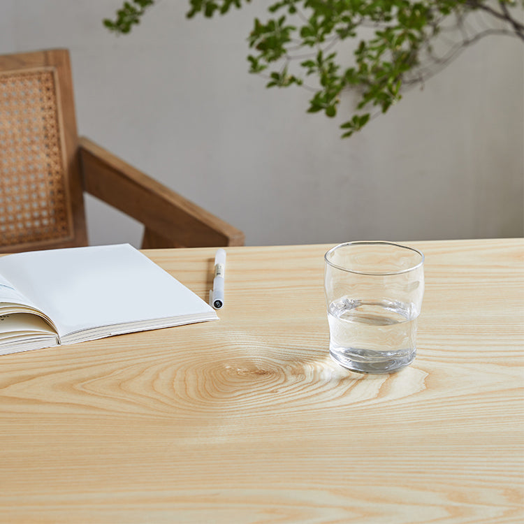 Acrylic Contemporary Rectangular Dining Table Wood Top Table for Dining Room Clearhalo ' dining_table' 'Dining Tables & Seating' 'Dining Tables' 'furn' 'furn_dining_table' 'Furniture' 'furniture_dining_table' 'Kitchen & Dining Furniture' 'kitchen&dining_furn' 'kitchen' 'kitchen_dining_table' 4112390