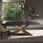 Rectangle Dining Site Table Traditional Luxury Stone Dinner Table for Indoor Clearhalo ' dining_table' 'Dining Tables & Seating' 'Dining Tables' 'furn' 'furn_dining_table' 'Furniture' 'furniture_dining_table' 'Kitchen & Dining Furniture' 'kitchen&dining_furn' 'kitchen' 'kitchen_dining_table' 4112513