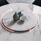 Contemporary Style Marble Table Round Pedestal Base Dining Table with Turntable Clearhalo ' dining_table' 'Dining Tables & Seating' 'Dining Tables' 'furn' 'furn_dining_table' 'Furniture' 'furniture_dining_table' 'Kitchen & Dining Furniture' 'kitchen&dining_furn' 'kitchen' 'kitchen_dining_table' 4112582