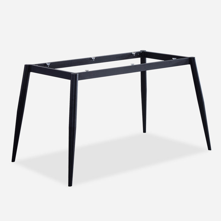 Rectangle Dining Site Table Industrial Stone 4-foot Dining Table for Indoor Clearhalo ' dining_table' 'Dining Tables & Seating' 'Dining Tables' 'furn' 'furn_dining_table' 'Furniture' 'furniture_dining_table' 'Kitchen & Dining Furniture' 'kitchen&dining_furn' 'kitchen' 'kitchen_dining_table' 4112593