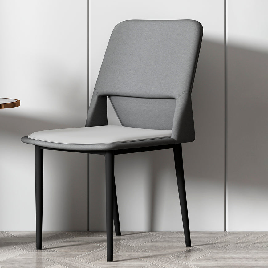 Industrial Metal Dining Room Chairs Open Back Dining Side Chairs for Restaurant Clearhalo ' kitchen&dining_furn' 'Dining Chairs' 'Dining Tables & Seating' 'dining_chair' 'furn' 'furn_dining_chair' 'Furniture' 'furniture_dining_chair' 'Kitchen & Dining Furniture' 'kitchen' 4117684