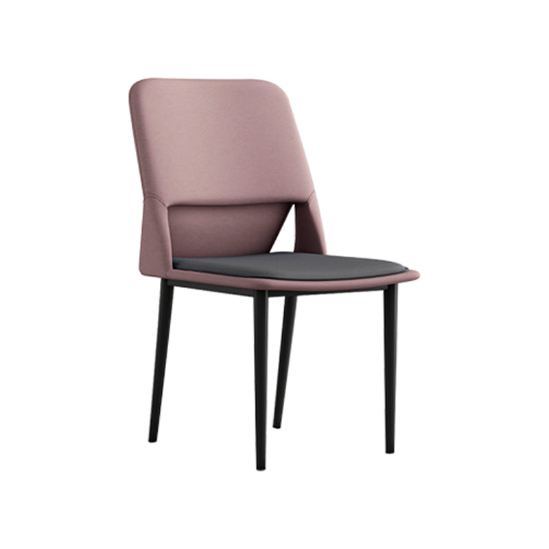 Industrial Metal Dining Room Chairs Open Back Dining Side Chairs for Restaurant Clearhalo ' kitchen&dining_furn' 'Dining Chairs' 'Dining Tables & Seating' 'dining_chair' 'furn' 'furn_dining_chair' 'Furniture' 'furniture_dining_chair' 'Kitchen & Dining Furniture' 'kitchen' 4117691