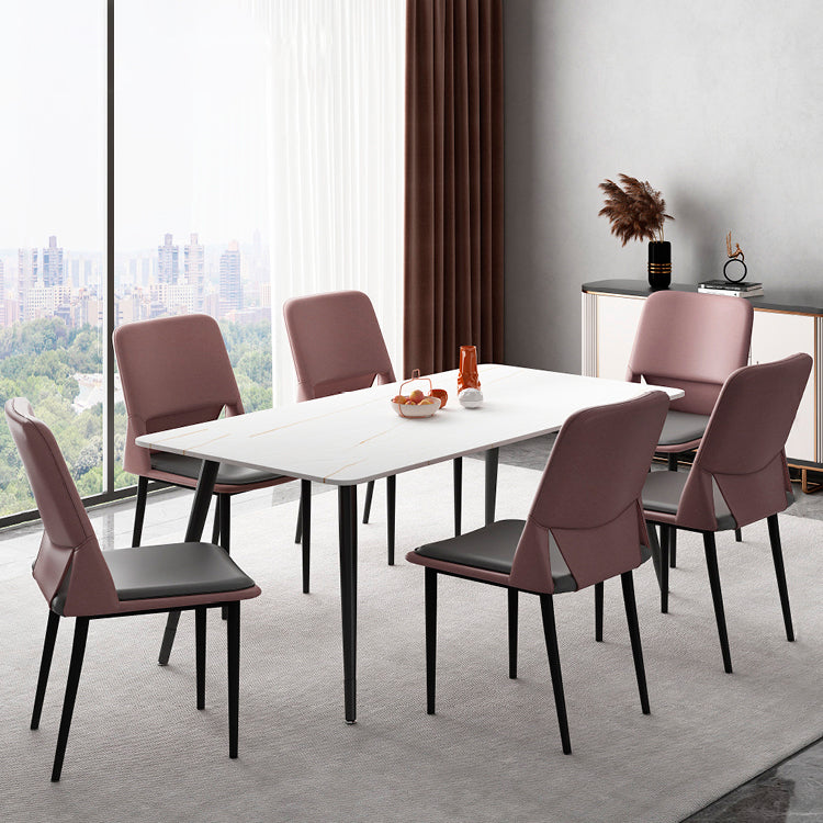 Industrial Metal Dining Room Chairs Open Back Dining Side Chairs for Restaurant Clearhalo ' kitchen&dining_furn' 'Dining Chairs' 'Dining Tables & Seating' 'dining_chair' 'furn' 'furn_dining_chair' 'Furniture' 'furniture_dining_chair' 'Kitchen & Dining Furniture' 'kitchen' 4117698