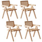 Traditional Wood Dining Chair Coffee Shop Cane Back Dining Chair with Arm Natural 4 Piece Set Clearhalo ' kitchen&dining_furn' 'Dining Chairs' 'Dining Tables & Seating' 'dining_chair' 'furn' 'furn_dining_chair' 'Furniture' 'furniture_dining_chair' 'Kitchen & Dining Furniture' 'kitchen' 4117703