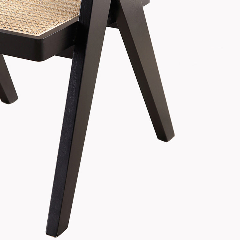 Traditional Wood Dining Chair Coffee Shop Cane Back Dining Chair with Arm Clearhalo ' kitchen&dining_furn' 'Dining Chairs' 'Dining Tables & Seating' 'dining_chair' 'furn' 'furn_dining_chair' 'Furniture' 'furniture_dining_chair' 'Kitchen & Dining Furniture' 'kitchen' 4117718