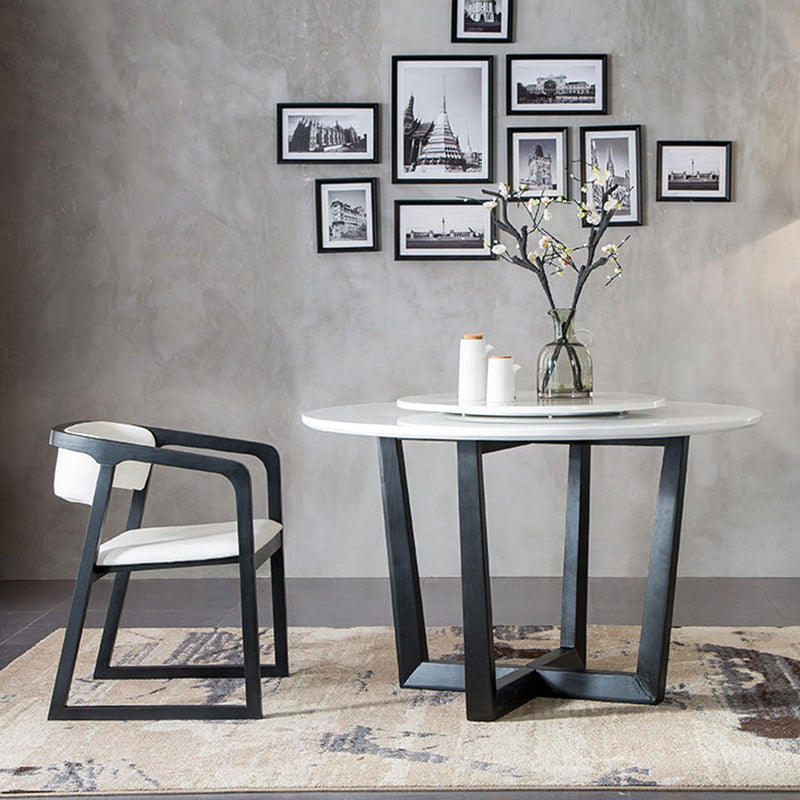 Traditional Style Metal Chairs Set Kitchen Dining Open Back Arm Chairs Clearhalo ' kitchen&dining_furn' 'Dining Chairs' 'Dining Tables & Seating' 'dining_chair' 'furn' 'furn_dining_chair' 'Furniture' 'furniture_dining_chair' 'Kitchen & Dining Furniture' 'kitchen' 4117739