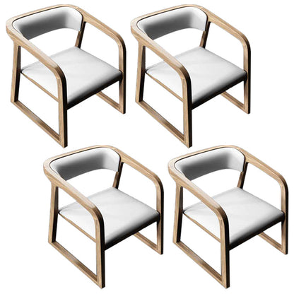 Traditional Style Metal Chairs Set Kitchen Dining Open Back Arm Chairs White 4 Piece Set Clearhalo ' kitchen&dining_furn' 'Dining Chairs' 'Dining Tables & Seating' 'dining_chair' 'furn' 'furn_dining_chair' 'Furniture' 'furniture_dining_chair' 'Kitchen & Dining Furniture' 'kitchen' 4117740