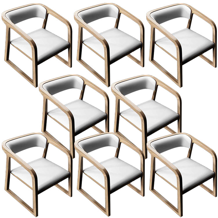 Traditional Style Metal Chairs Set Kitchen Dining Open Back Arm Chairs White 8 Piece Set Clearhalo ' kitchen&dining_furn' 'Dining Chairs' 'Dining Tables & Seating' 'dining_chair' 'furn' 'furn_dining_chair' 'Furniture' 'furniture_dining_chair' 'Kitchen & Dining Furniture' 'kitchen' 4117741