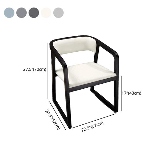 Traditional Style Metal Chairs Set Kitchen Dining Open Back Arm Chairs Clearhalo ' kitchen&dining_furn' 'Dining Chairs' 'Dining Tables & Seating' 'dining_chair' 'furn' 'furn_dining_chair' 'Furniture' 'furniture_dining_chair' 'Kitchen & Dining Furniture' 'kitchen' 4117756