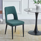 Industrial Metal Dining Room Chairs Armless Open Back Dining Side Chair for Home Use Blackish Green 1 Piece Clearhalo ' kitchen&dining_furn' 'Dining Chairs' 'Dining Tables & Seating' 'dining_chair' 'furn' 'furn_dining_chair' 'Furniture' 'furniture_dining_chair' 'Kitchen & Dining Furniture' 'kitchen' 4117761