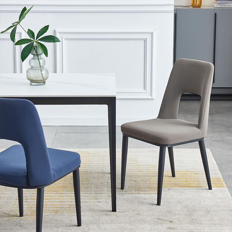 Industrial Metal Dining Room Chairs Armless Open Back Dining Side Chair for Home Use Clearhalo ' kitchen&dining_furn' 'Dining Chairs' 'Dining Tables & Seating' 'dining_chair' 'furn' 'furn_dining_chair' 'Furniture' 'furniture_dining_chair' 'Kitchen & Dining Furniture' 'kitchen' 4117762