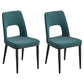 Industrial Metal Dining Room Chairs Armless Open Back Dining Side Chair for Home Use Blackish Green 2 Piece Set Clearhalo ' kitchen&dining_furn' 'Dining Chairs' 'Dining Tables & Seating' 'dining_chair' 'furn' 'furn_dining_chair' 'Furniture' 'furniture_dining_chair' 'Kitchen & Dining Furniture' 'kitchen' 4117763