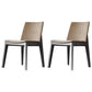 Upholstered Armless Dining Chairs Indoor Side Chairs with Wood Legs (Set of 2) Light Khaki Clearhalo ' kitchen&dining_furn' 'Dining Chairs' 'Dining Tables & Seating' 'dining_chair' 'furn' 'furn_dining_chair' 'Furniture' 'furniture_dining_chair' 'Kitchen & Dining Furniture' 'kitchen' 4117788