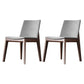 Upholstered Armless Dining Chairs Indoor Side Chairs with Wood Legs (Set of 2) Silver Gray Clearhalo ' kitchen&dining_furn' 'Dining Chairs' 'Dining Tables & Seating' 'dining_chair' 'furn' 'furn_dining_chair' 'Furniture' 'furniture_dining_chair' 'Kitchen & Dining Furniture' 'kitchen' 4117799
