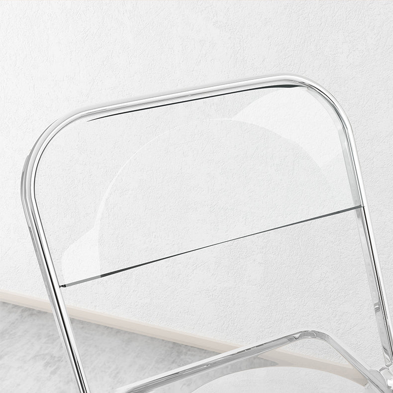 Industrial Style Open Back Dining Side Chair Plastic Dining Armless Chair for Home Clearhalo ' kitchen&dining_furn' 'Dining Chairs' 'Dining Tables & Seating' 'dining_chair' 'furn' 'furn_dining_chair' 'Furniture' 'furniture_dining_chair' 'Kitchen & Dining Furniture' 'kitchen' 4117972