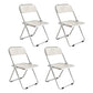 Industrial Style Open Back Dining Side Chair Plastic Dining Armless Chair for Home White 4 Piece Set Clearhalo ' kitchen&dining_furn' 'Dining Chairs' 'Dining Tables & Seating' 'dining_chair' 'furn' 'furn_dining_chair' 'Furniture' 'furniture_dining_chair' 'Kitchen & Dining Furniture' 'kitchen' 4117975
