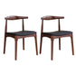 Traditional Style Solid Wood Dining Chair Open Back Dining Room Side Chairs Walnut 2 Piece Set Clearhalo ' kitchen&dining_furn' 'Dining Chairs' 'Dining Tables & Seating' 'dining_chair' 'furn' 'furn_dining_chair' 'Furniture' 'furniture_dining_chair' 'Kitchen & Dining Furniture' 'kitchen' 4118004
