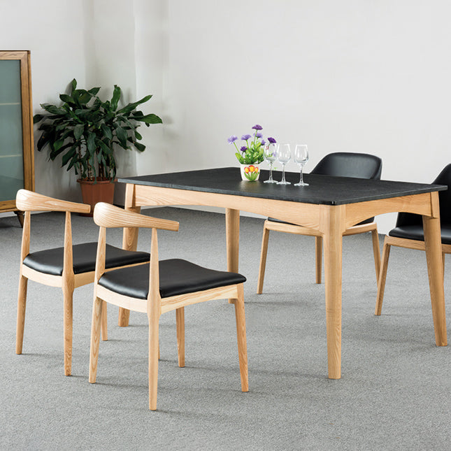 Traditional Style Solid Wood Dining Chair Open Back Dining Room Side Chairs Clearhalo ' kitchen&dining_furn' 'Dining Chairs' 'Dining Tables & Seating' 'dining_chair' 'furn' 'furn_dining_chair' 'Furniture' 'furniture_dining_chair' 'Kitchen & Dining Furniture' 'kitchen' 4118005