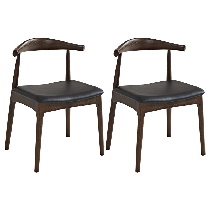Traditional Style Solid Wood Dining Chair Open Back Dining Room Side Chairs Tan 2 Piece Set Clearhalo ' kitchen&dining_furn' 'Dining Chairs' 'Dining Tables & Seating' 'dining_chair' 'furn' 'furn_dining_chair' 'Furniture' 'furniture_dining_chair' 'Kitchen & Dining Furniture' 'kitchen' 4118010