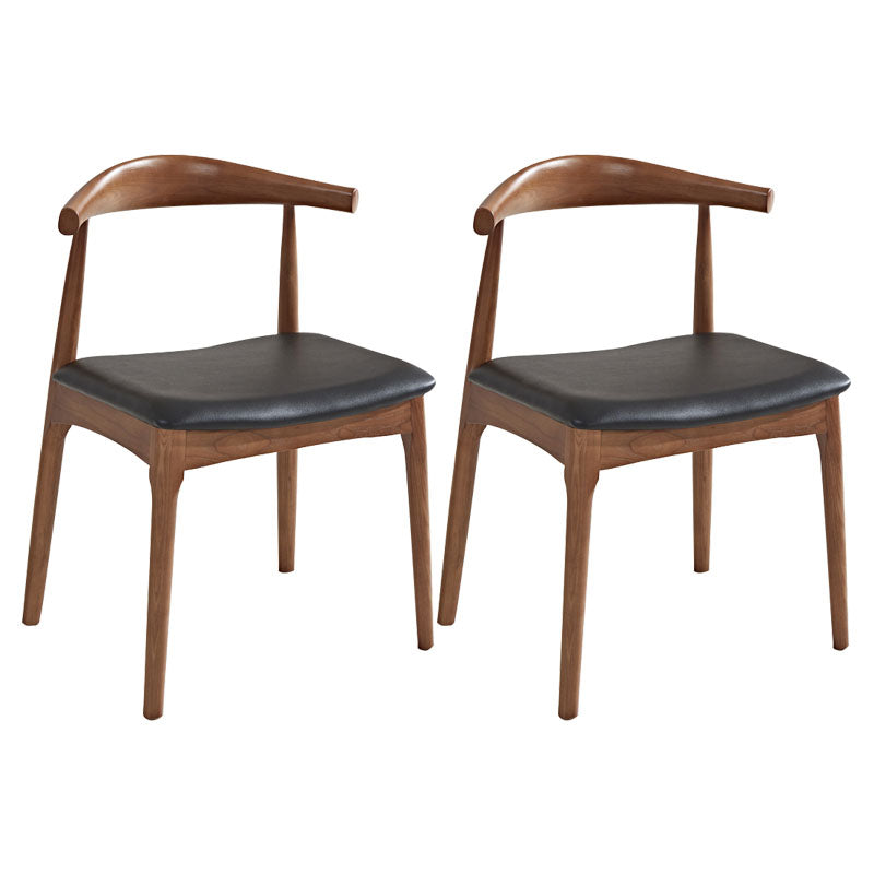 Traditional Style Solid Wood Dining Chair Open Back Dining Room Side Chairs Light Brown 2 Piece Set Clearhalo ' kitchen&dining_furn' 'Dining Chairs' 'Dining Tables & Seating' 'dining_chair' 'furn' 'furn_dining_chair' 'Furniture' 'furniture_dining_chair' 'Kitchen & Dining Furniture' 'kitchen' 4118017