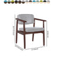 Modern Wood Dining Arm Chair Open Back Single Dining Side Chair for Home Use Clearhalo ' kitchen&dining_furn' 'Dining Chairs' 'Dining Tables & Seating' 'dining_chair' 'furn' 'furn_dining_chair' 'Furniture' 'furniture_dining_chair' 'Kitchen & Dining Furniture' 'kitchen' 4118039