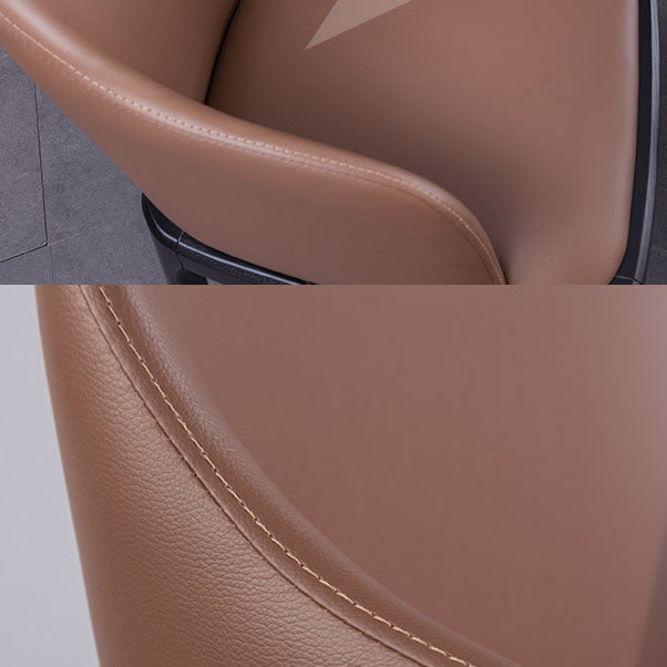 Industrial Ash Parsons Dining Chair Matte Finish Faux Leather Side Chair (Set of 2) Clearhalo ' kitchen&dining_furn' 'Dining Chairs' 'Dining Tables & Seating' 'dining_chair' 'furn' 'furn_dining_chair' 'Furniture' 'furniture_dining_chair' 'Kitchen & Dining Furniture' 'kitchen' 4118113