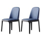 Industrial Ash Parsons Dining Chair Matte Finish Faux Leather Side Chair (Set of 2) Blue Clearhalo ' kitchen&dining_furn' 'Dining Chairs' 'Dining Tables & Seating' 'dining_chair' 'furn' 'furn_dining_chair' 'Furniture' 'furniture_dining_chair' 'Kitchen & Dining Furniture' 'kitchen' 4118122