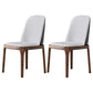 Industrial Ash Parsons Dining Chair Matte Finish Faux Leather Side Chair (Set of 2) White-Black Clearhalo ' kitchen&dining_furn' 'Dining Chairs' 'Dining Tables & Seating' 'dining_chair' 'furn' 'furn_dining_chair' 'Furniture' 'furniture_dining_chair' 'Kitchen & Dining Furniture' 'kitchen' 4118125
