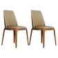 Industrial Ash Parsons Dining Chair Matte Finish Leather Side Chair (Set of 2) Beige Clearhalo ' kitchen&dining_furn' 'Dining Chairs' 'Dining Tables & Seating' 'dining_chair' 'furn' 'furn_dining_chair' 'Furniture' 'furniture_dining_chair' 'Kitchen & Dining Furniture' 'kitchen' 4118152